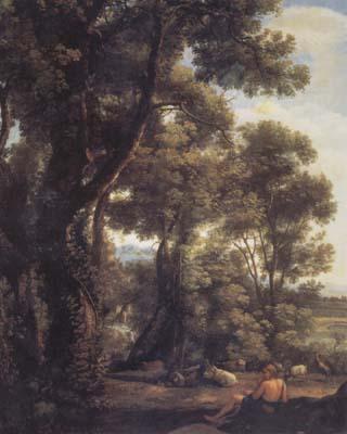 Claude Lorrain Landscape with a Goatherd (mk17) oil painting picture